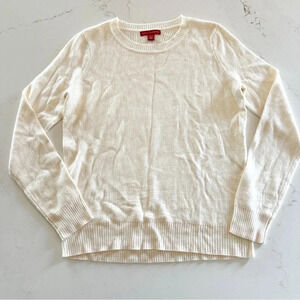 Saks Fifth Avenue | Pale Pink Leopard Sweater | Small